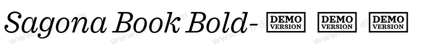 Sagona Book Bold字体转换